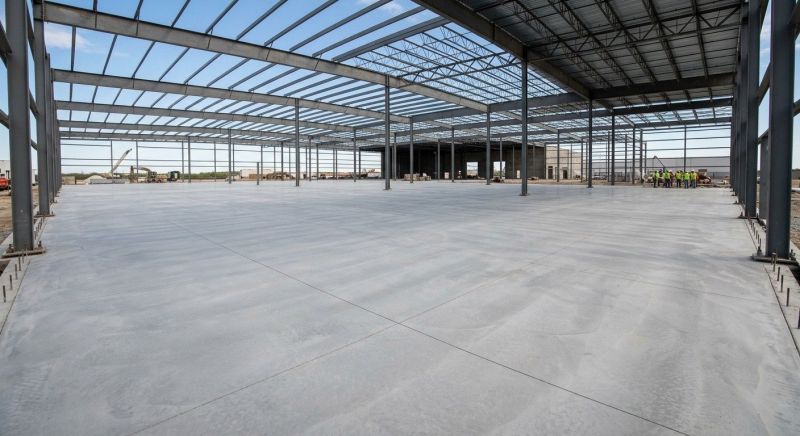 Commercial Slab Installation in Lansing, MI