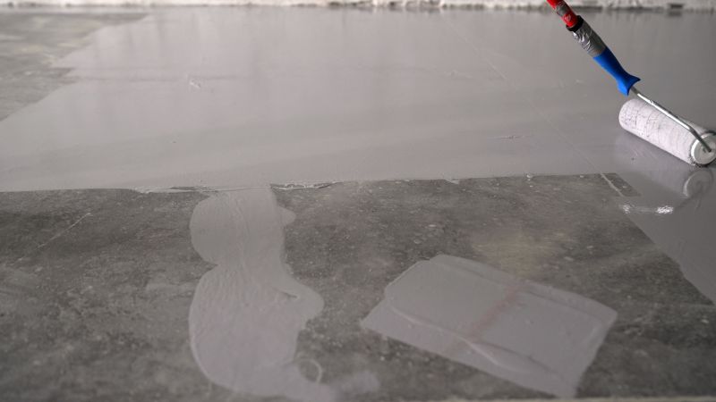 Garage Floor Resurfacing detail