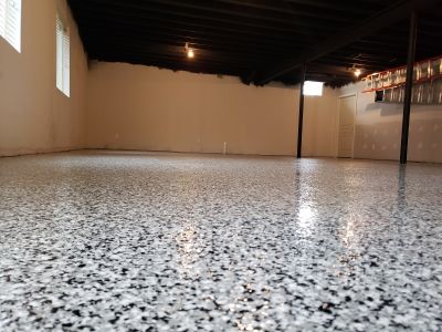 Garage Floor Epoxy Installation in Loudoun County, VA