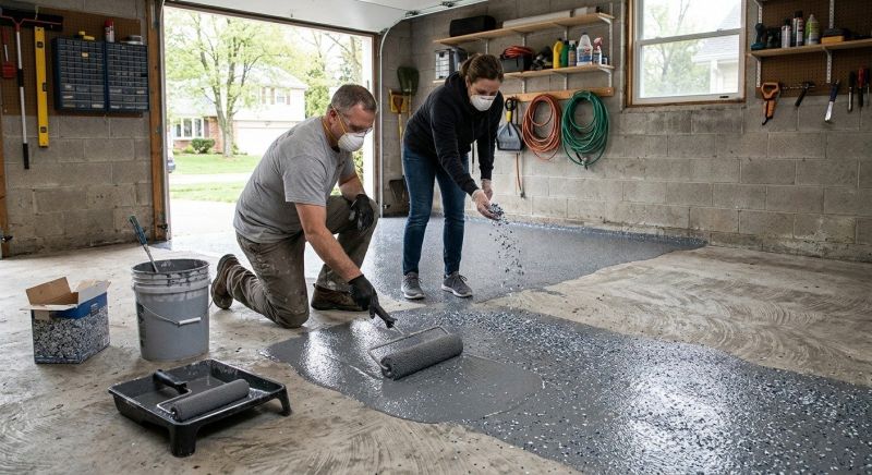Garage Floor Renovation in Raleigh, NC