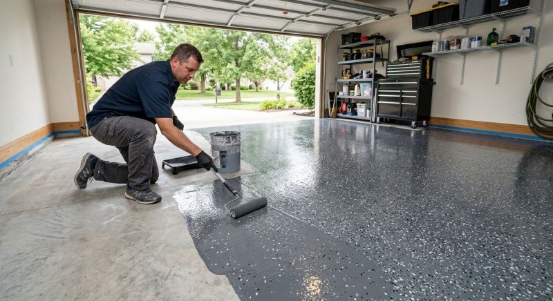 Garage Floor Renovation in Greenville, SC